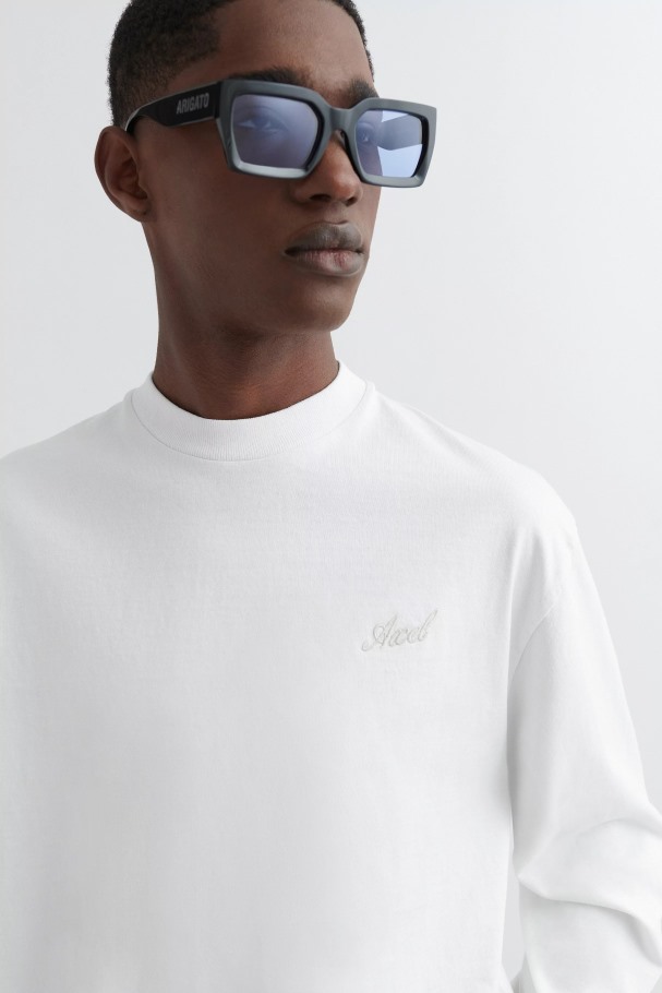 Stift Langermet T-skjorte Hvit Axel Arigato