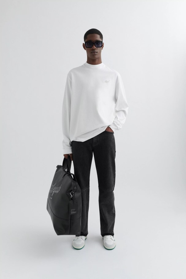 Stift Langermet T-skjorte Hvit Axel Arigato