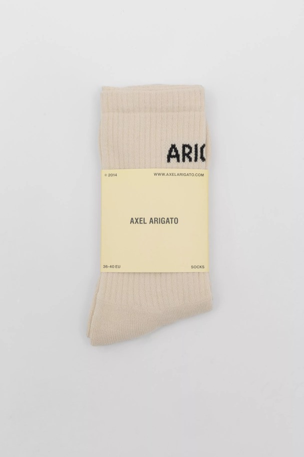 axel_arigato_arigato_logo_tube_sokker_blek_beige.jpg Axel Arigato Arigato Logo Tube Sokker Blek Beige - Bilde 1