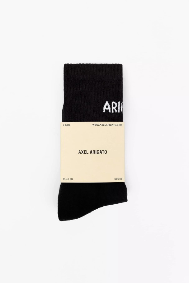 axel_arigato_arigato_logo_tube_sokker_svart.jpg Axel Arigato Arigato Logo Tube Sokker Svart - Bilde 1