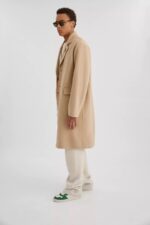 Axel Arigato Beige Fiction Ullkåpe