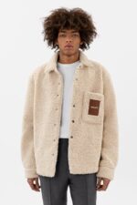 Axel Arigato Beige Teddyoverskjorte I Osp