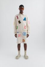 Axel Arigato Blek Beige Inferno Monogram Pologenser - Bilde 3