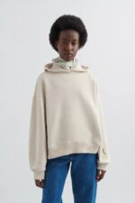 Axel Arigato Blek Beige Lokal Hettegenser