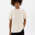 Axel Arigato Blek Beige Monogram T-skjorte