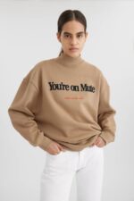 Axel Arigato Camel Beige Mute Sweatshirt - Bilde 3