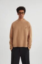 Axel Arigato Camel Beige Utover Genser