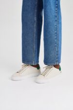 Axel Arigato Clean 90 Trippeldyr Cremino Mørkegrønn Leopard - Bilde 4