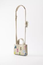 Axel Arigato Egenskap Monogram Skinnveske Blek Beige - Bilde 2