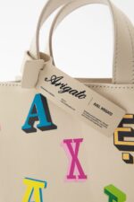 Axel Arigato Egenskap Monogram Skinnveske Blek Beige - Bilde 3