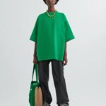 Axel Arigato Formel Oversized T-skjorte Jolly Green