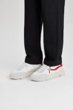 Axel Arigato Genesis Stripe Bie Fugl Hvit Rød - Bilde 4
