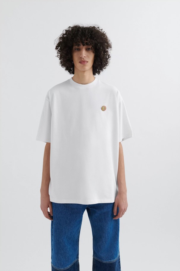 axel_arigato_hvit_akronym_monogram_t_skjorte.jpg Axel Arigato Hvit Akronym Monogram T-skjorte - Bilde 1
