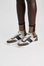 Axel Arigato Hvit Beige Brun Genesis Vintage Løper - Bilde 3
