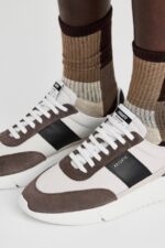 Axel Arigato Hvit Beige Brun Genesis Vintage Løper - Bilde 5
