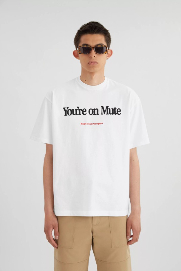 axel_arigato_hvit_mute_t_skjorte.jpg Axel Arigato Hvit Mute T-skjorte - Bilde 1