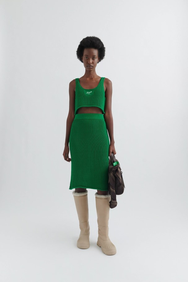 axel_arigato_jolly_green_grid_skjort.jpg Axel Arigato Jolly Green Grid Skjørt - Bilde 1