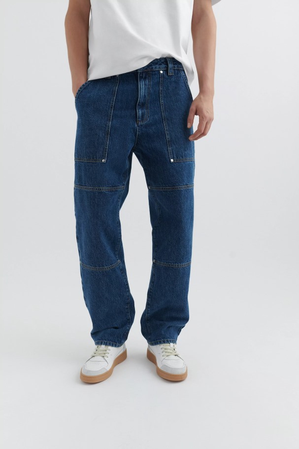axel_arigato_morkebla_sporjeans.jpg Axel Arigato Mørkeblå Sporjeans - Bilde 1