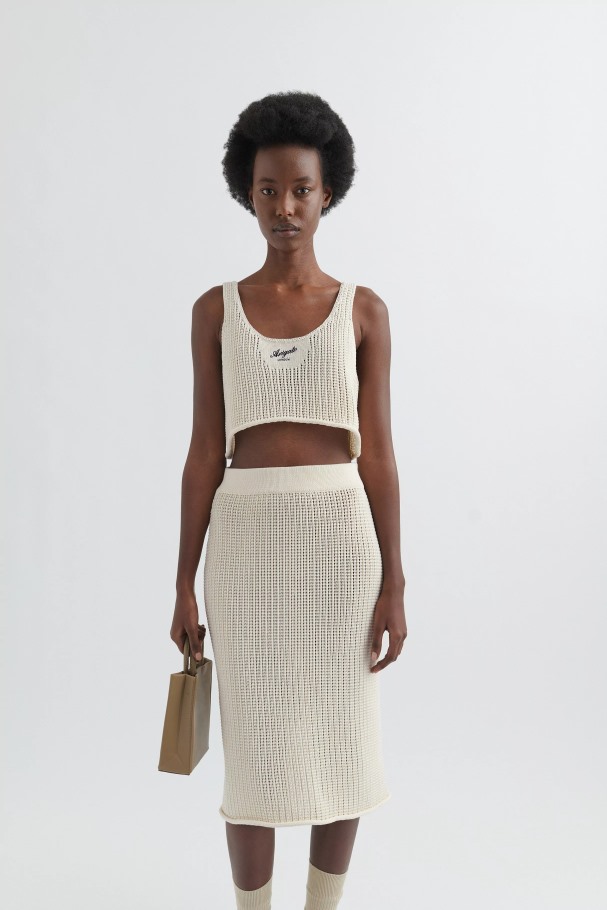 axel_arigato_off_white_grid_tank_topp.jpg Axel Arigato Off White Grid Tank Topp - Bilde 1