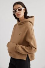 Axel Arigato Rio Cropped Hettegenser Camel Beige - Bilde 3