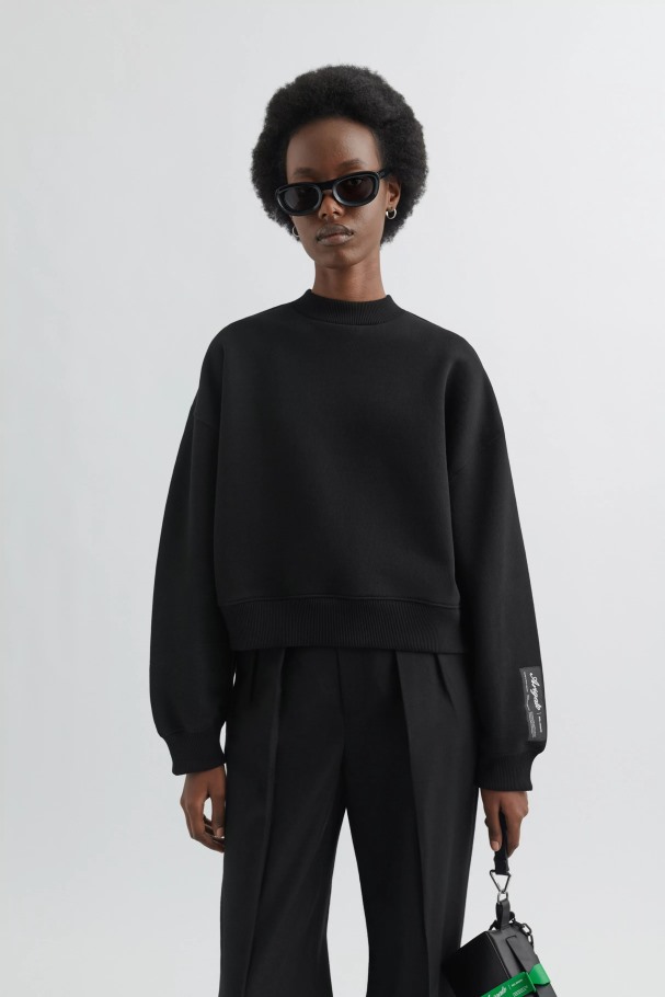 axel_arigato_solid_sweatshirt_svart.jpg Axel Arigato Solid Sweatshirt Svart - Bilde 1
