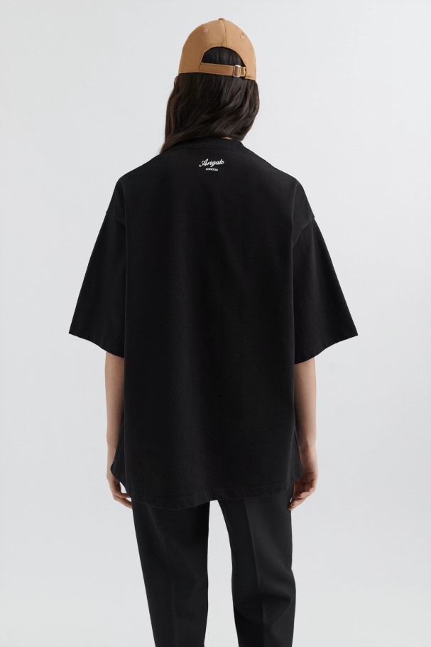 Axel Arigato Svart Formel Oversized T-skjorte - Bilde 2