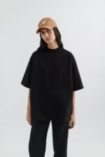 Axel Arigato Svart Formel Oversized T-skjorte