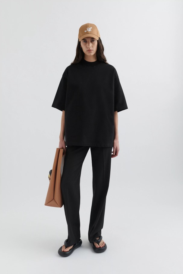 Axel Arigato Svart Formel Oversized T-skjorte - Bilde 3