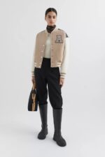 Eføy Varsity Jakke Blek Beige Svart Axel Arigato - Bilde 3