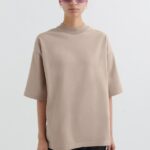 Formel Oversized T-skjorte Lys Taupe Axel Arigato