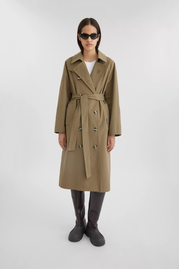 globe_trenchcoat_axel_arigato_olivengronn.jpg Globe Trenchcoat Axel Arigato Olivengrønn - Bilde 1
