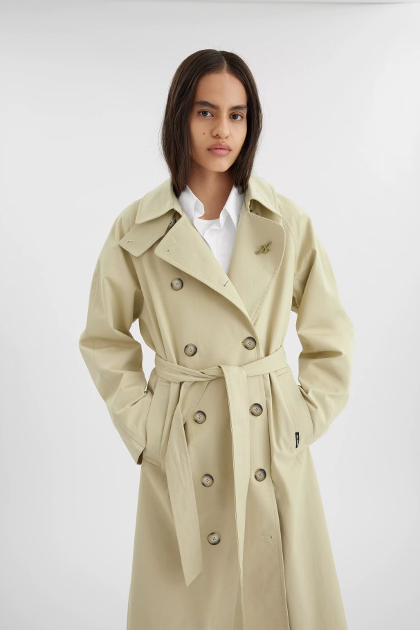 globe_trenchcoat_naturlig_gul_axel_arigato.jpg Globe Trenchcoat Naturlig Gul Axel Arigato - Bilde 1