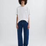 Hybridjeans Mellomblå Mørkeblå Axel Arigato