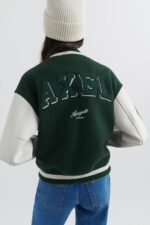 Illusion Varsity Jakke Axel Arigato Mørkegrønn - Bilde 2