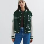 Illusion Varsity Jakke Axel Arigato Mørkegrønn