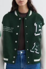 Illusion Varsity Jakke Axel Arigato Mørkegrønn - Bilde 4