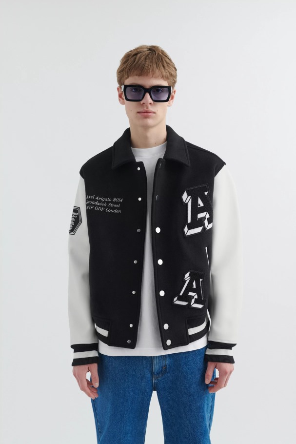 illusion_varsity_jakke_svart_axel_arigato.jpg Illusion Varsity Jakke Svart Axel Arigato - Bilde 1