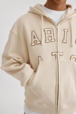 Legend Hettegenser Med Glidelås Blek Beige Axel Arigato - Bilde 5