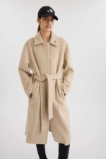 Millenium Ull Frakk Axel Arigato Blek Beige - Bilde 5
