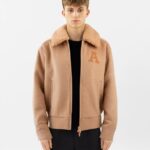 Ortega Bomberjakke Beige Skulder Arigato