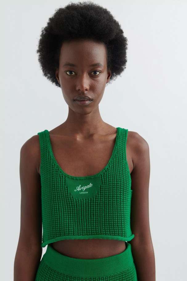 rutenett_tank_topp_axel_arigato_jolly_green.jpg Rutenett Tank Topp Axel Arigato Jolly Green - Bilde 1
