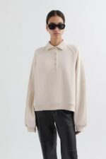 Søndag Polo Genser Blek Beige Axel Arigato