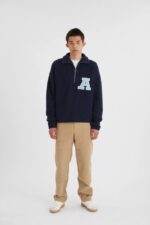 Team Halfzip Genser Marineblå Axel Arigato - Bilde 4