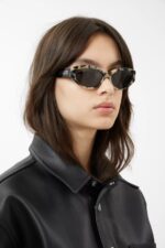 Tonia Cat-eye Solbriller Axel Arigato Beige Turtle Svart - Bilde 4
