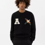 Varsity Bee Bird Sweatshirt Axel Arigato Svart